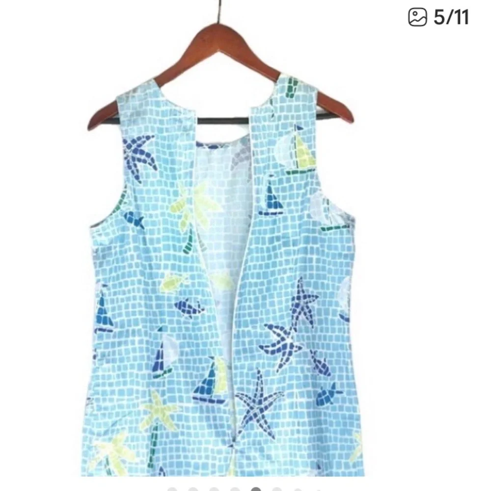 Weekend Clothesline -cute summer dress with matching jacket VTG 2 piece set